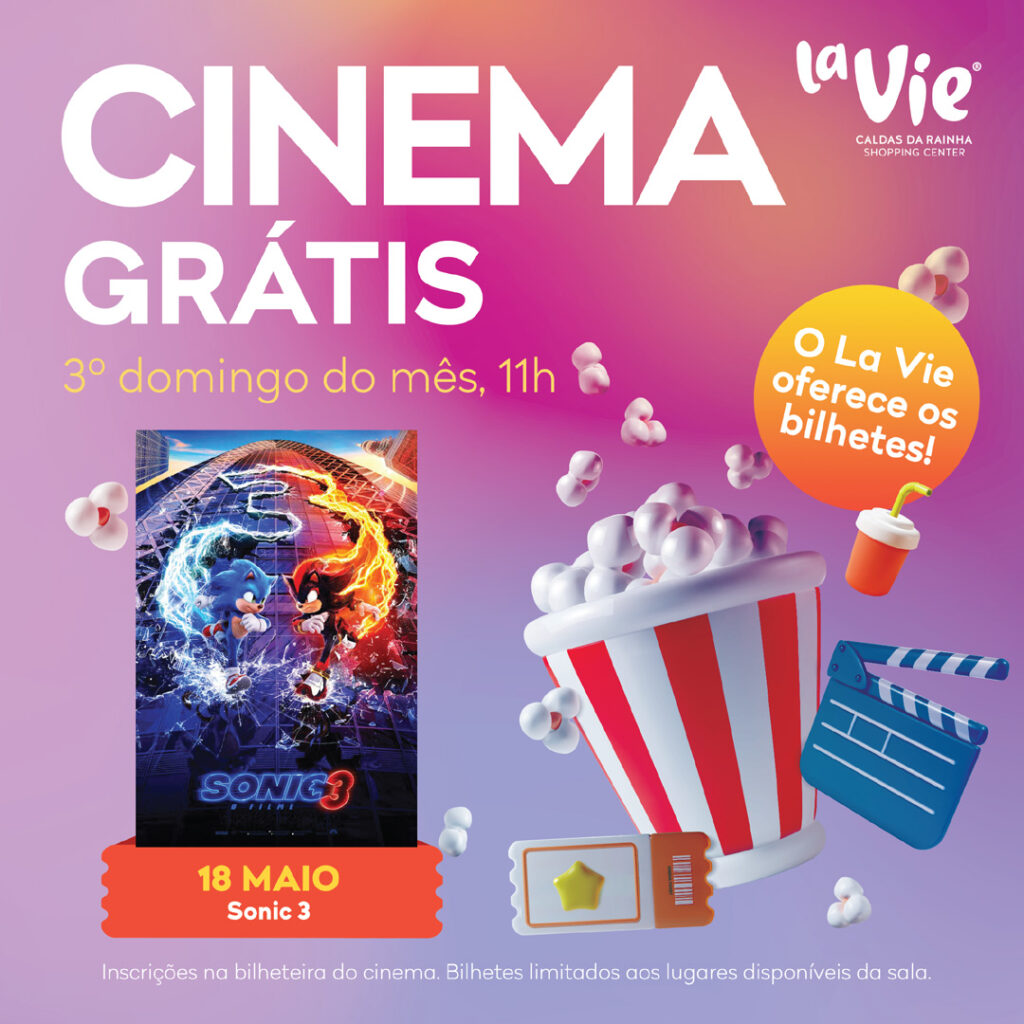 Cinema Grátis 18 Maio